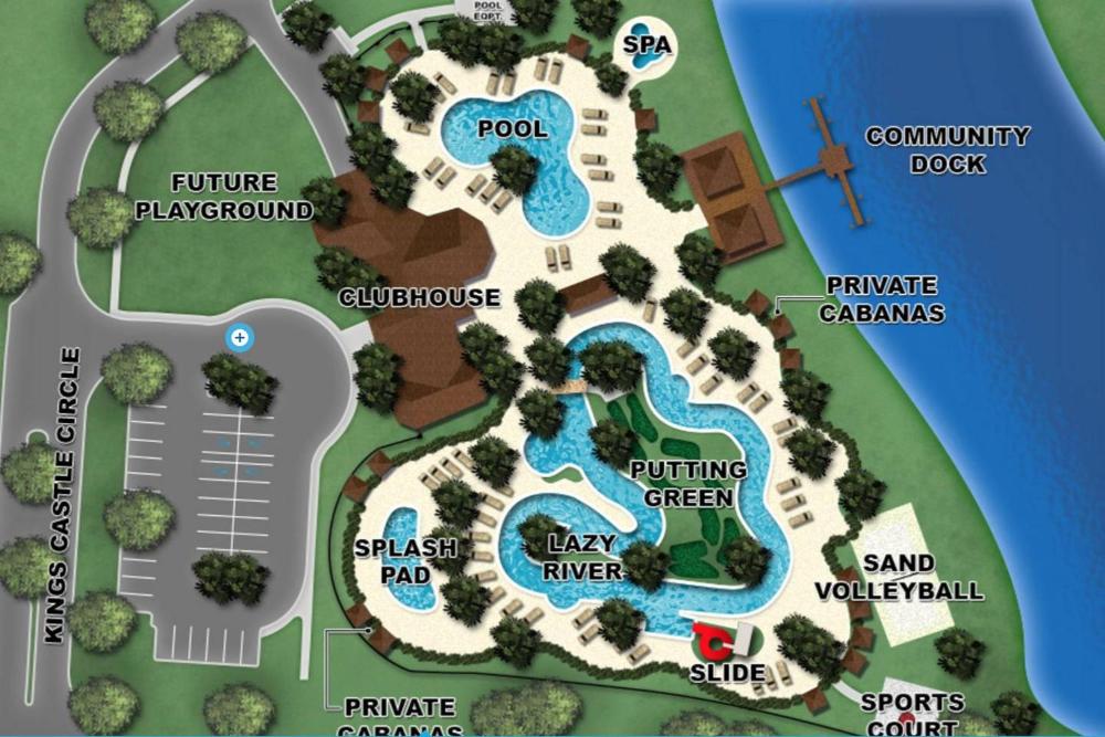 G - New 5 Bedroom Home - 5 Miles to Disney - Free Water Park - Private Pool